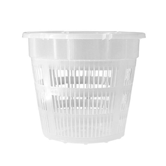 

Прозрачный горшок для орхидей с дренажными отверстиями, приподнятым дном, дышащий щелевой горшок для растений для пересадки, для использования в помещении и на улице 11cm