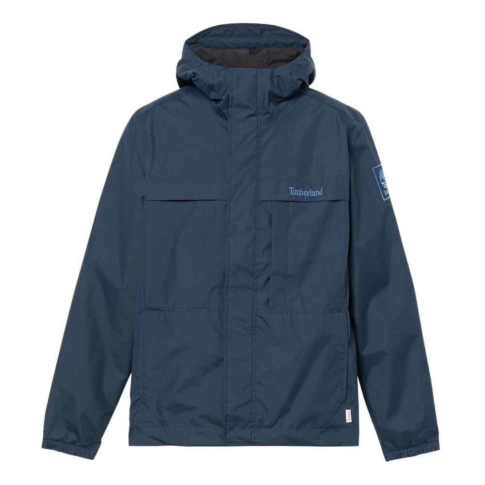 Timberland Men's Benton Water-Resistant Shell Jacket, Dark Sapphire, Size M (TB0A695W4331)