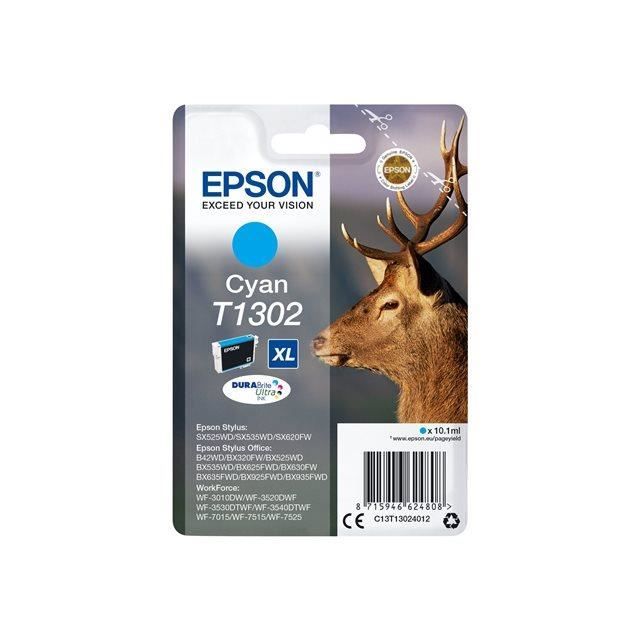 Epson cartouche t1302 - cerf - cyan