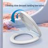 LISM O-Shaped Soft-Close Quick Release Toilet Seat Cover