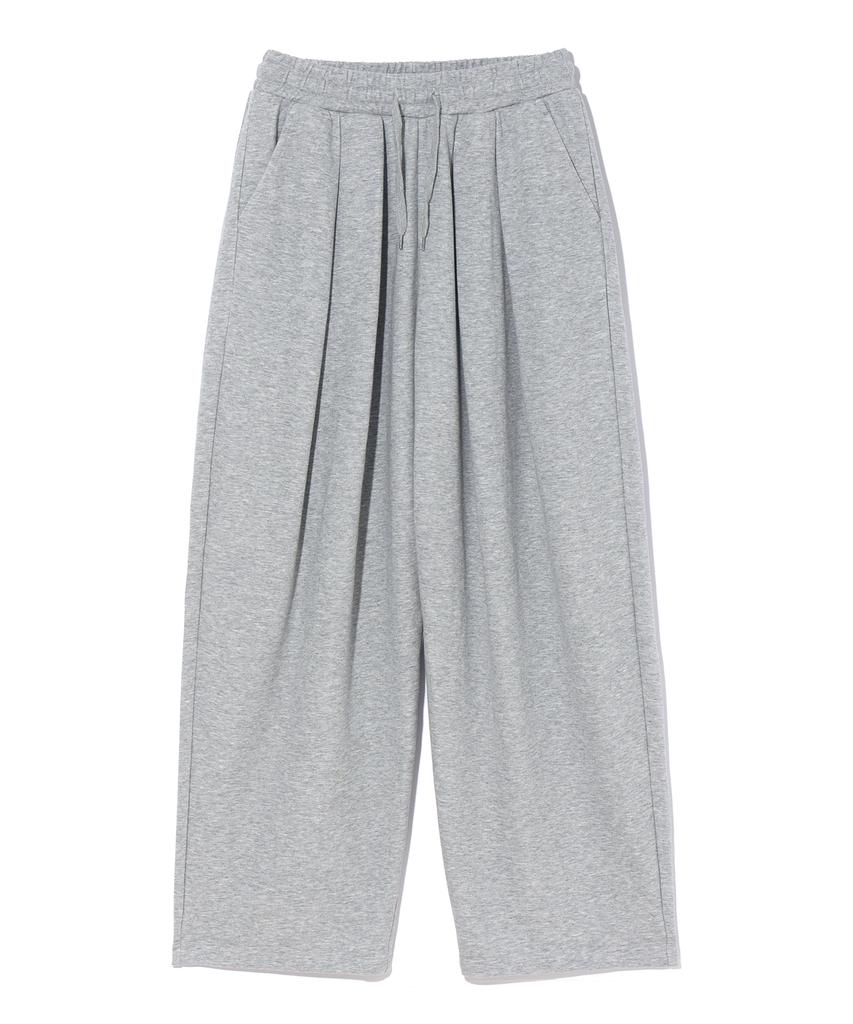 Eonoideu Three-Puck Wide Sweatpants Lq6Pu188_Melange Grey