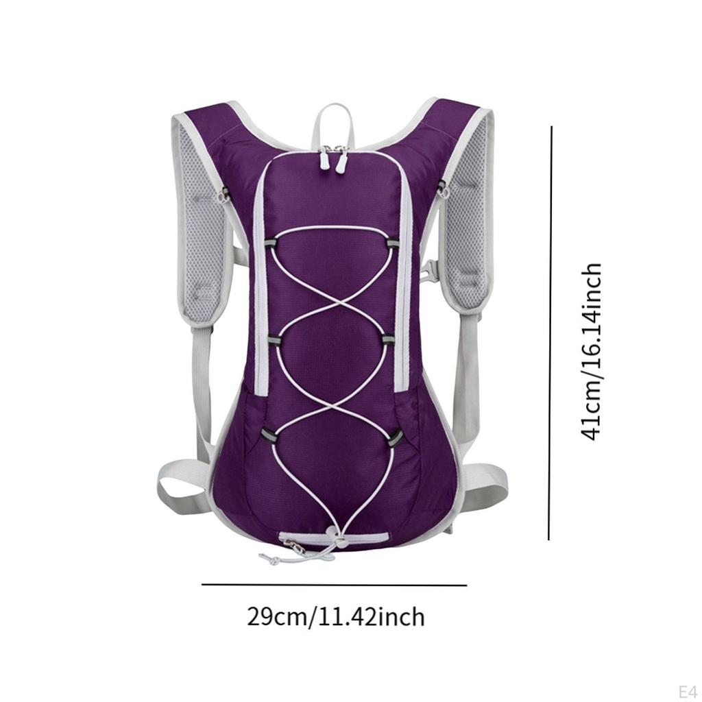 Hydreringsryggsäck Dagsryggsäck Ryggsäck med flera fickor Bärbar packning Utomhus sportväska för