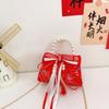 Childrens Elegant Artificial Pearl Handbag With Sequin Bow For School And Parties