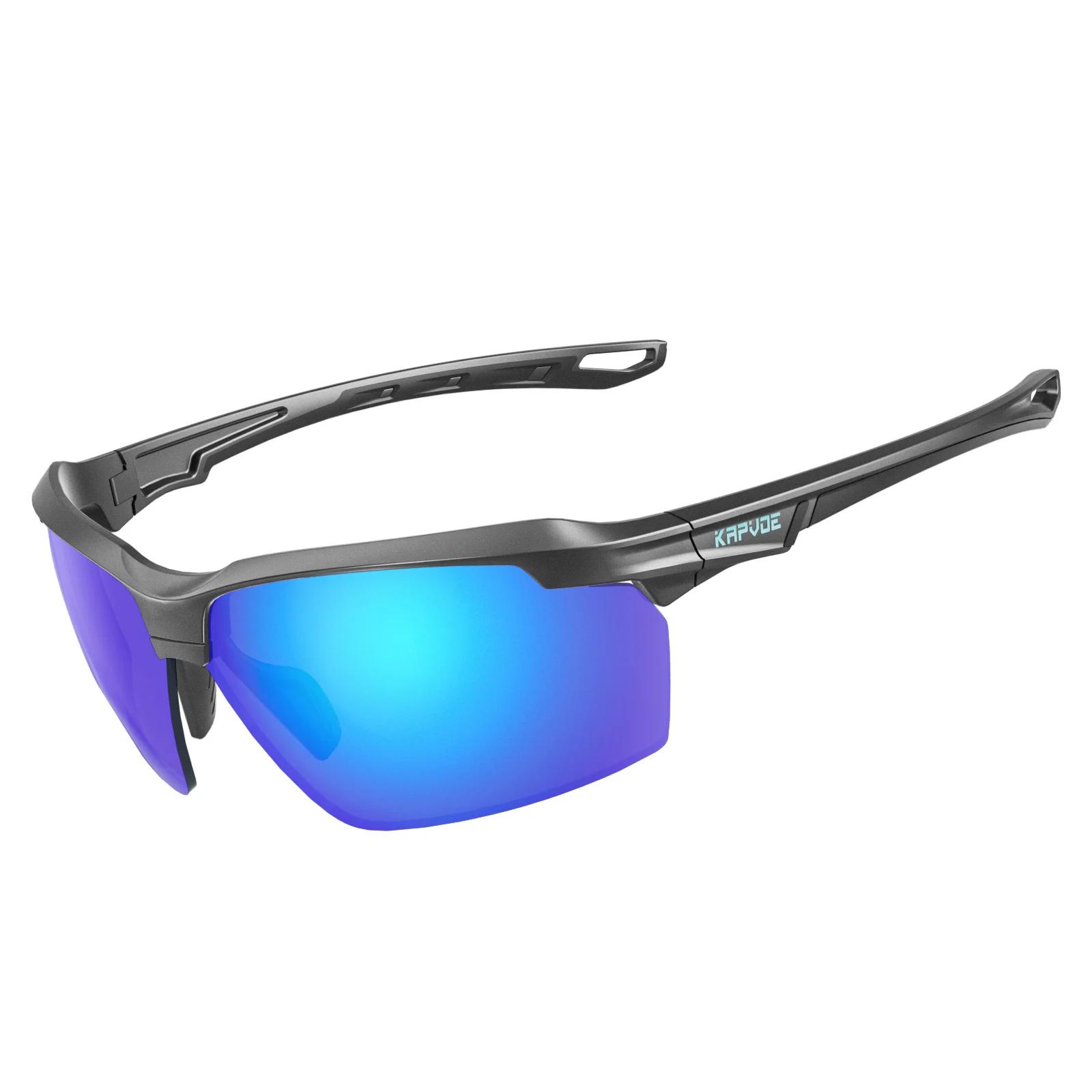 KAPVOE-Cycling Glasses Polarised Sunglasses Sports Glasses MTB Glasses Cycling Glasses Men Road Bike for Women Cycle Goggles polarized