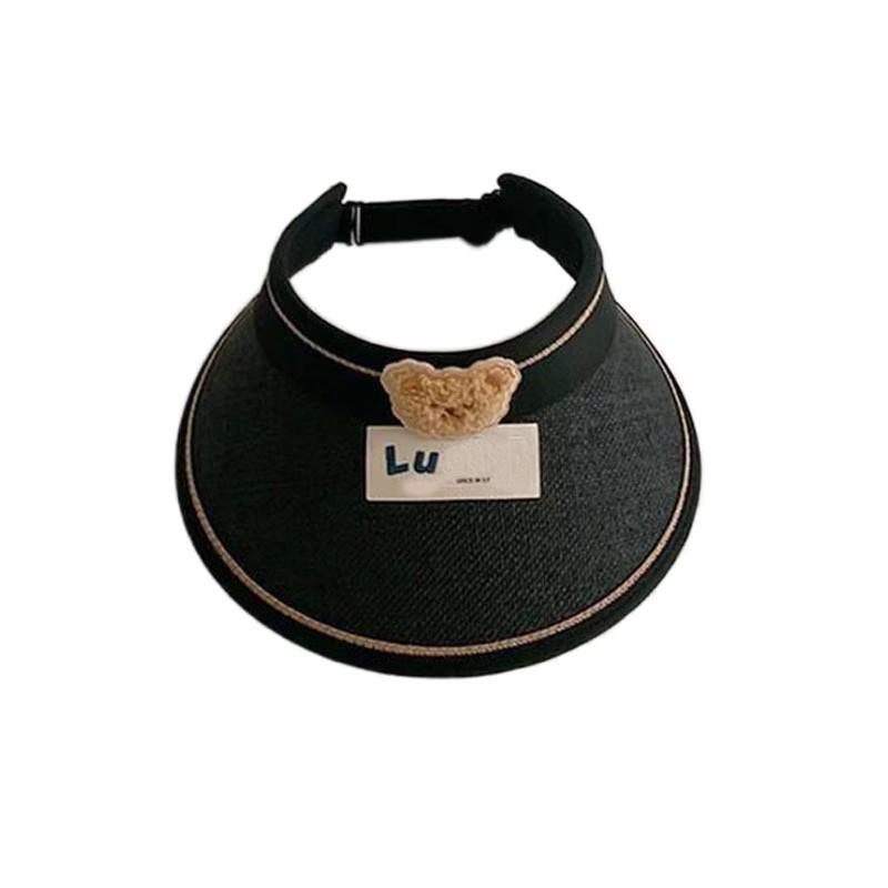 Kids' UV Protection Wide Brim Straw Sun Hat for Boys & Girls
