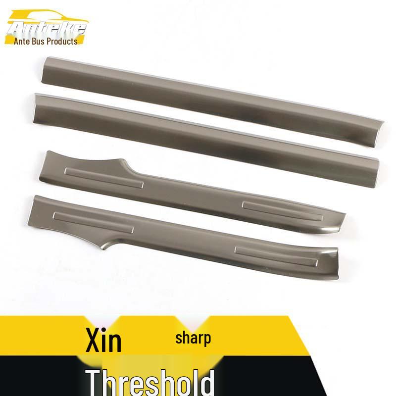 Xinrui Stainless Steel Anti-Scratch Bumper Protector and Welcome Pedal Scuff Plate