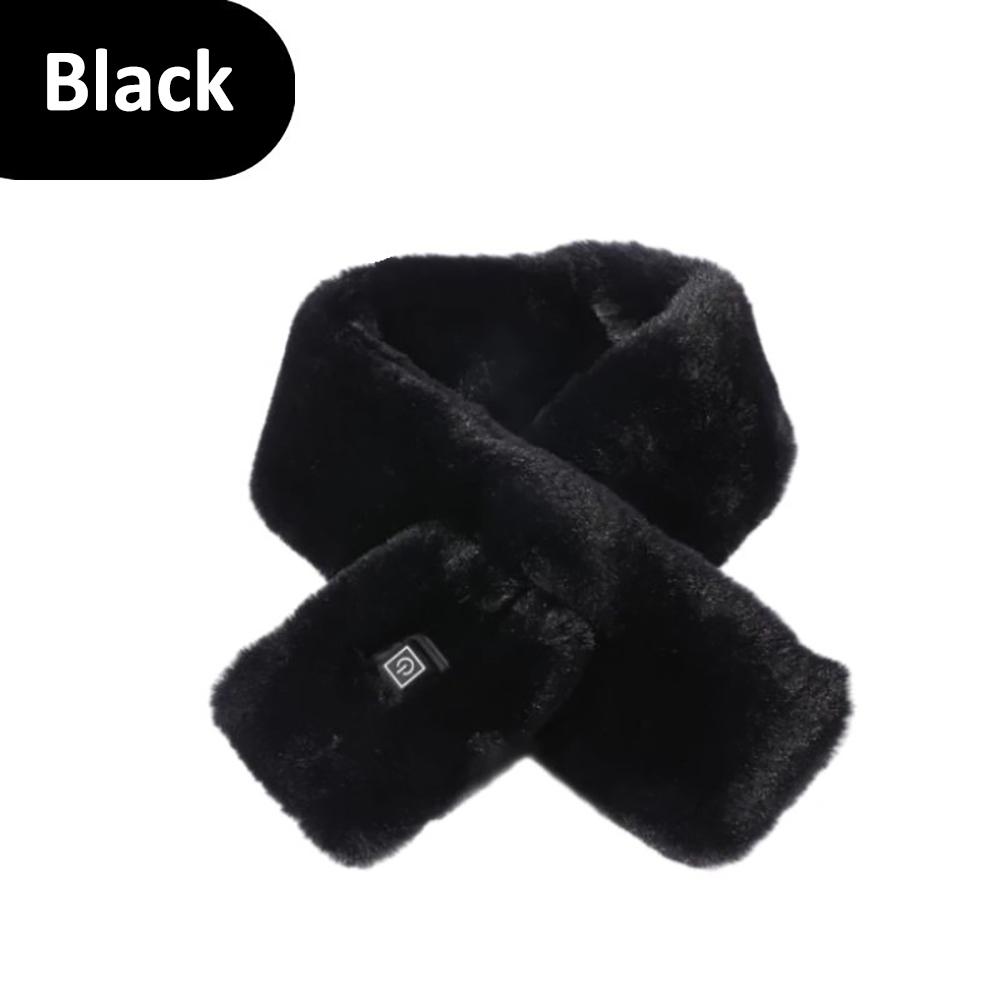 Eșarfă de încălzire USB electric încălzit înveliș pentru gât Pad de încălzire ameliorarea durerii Încălzitor de gât cu control al temperaturii în trei trepte pentru femei bărbați