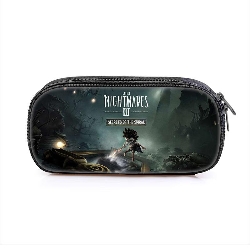 Trousse Little Nightmares, grande capacité, légère, imprimé dessin animé, nouveau style scolaire pour garçons et filles