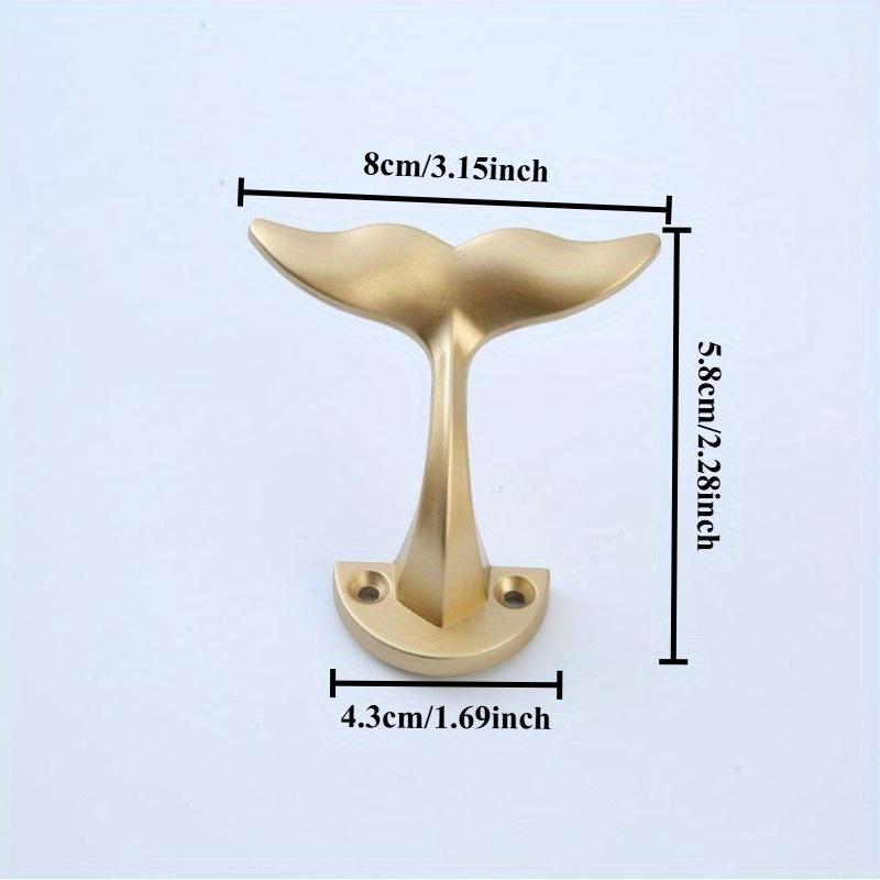 1 pièce Queue de sirène Créative Cintre Alliage de zinc, Double support de plafond, Convient pour les armoires, les penderies, les manteaux, les serviettes, les chapeaux