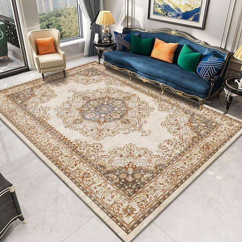 New Persian Ethnic Style Carpet for Living Room Decoration Home Retro Distressed Large Area Rugs Bedroom Boho Non-slip Floor Mat