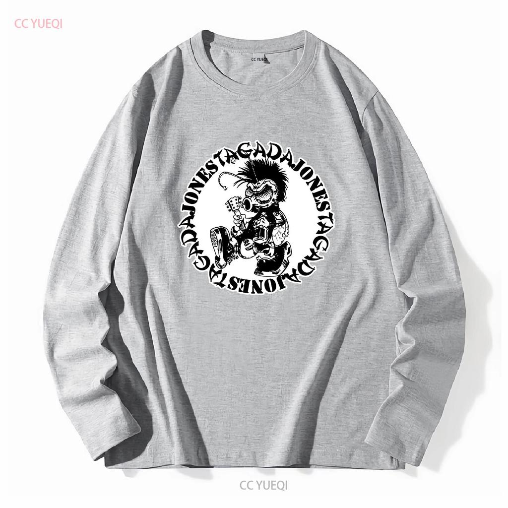 TAGADA JONES T Shirt Band Hardcore Anarcho Punk Rock Long or Short Sleeves Vintage Washed Comfortable Unisex Homme Soft