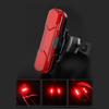 Road Bike Cycling Safety Warning Lamp Rechargeable Bike Rear Lights Waterproofs Bicycles Taillight Easy to Install
