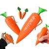 Carrot Shaped Recorder Pen Cute Animated Design Pen with Playback Function Portable Voice Recorder for Students Kids Fun Gift for Note-Taking