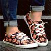 Floral Print Women's Sports Shoes Flat Breathable Shoes Women's Shoes