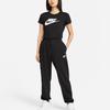 New Nike Set In Sleeve T Shirt Women's Black White DV6095-010