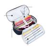 Lock Pencil Case Portable Password  Boy Canvas Pencil Bag Large Capacity Pencil Cases Student Stationery Bag Pen Case Gifts
