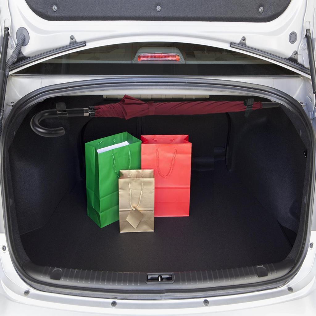 2pcs Car Trunk Lid Umbrella HolderTrunk Mounting Bracket Durable Universal Easy To Use Car Trunk Organizer Umbrella Most