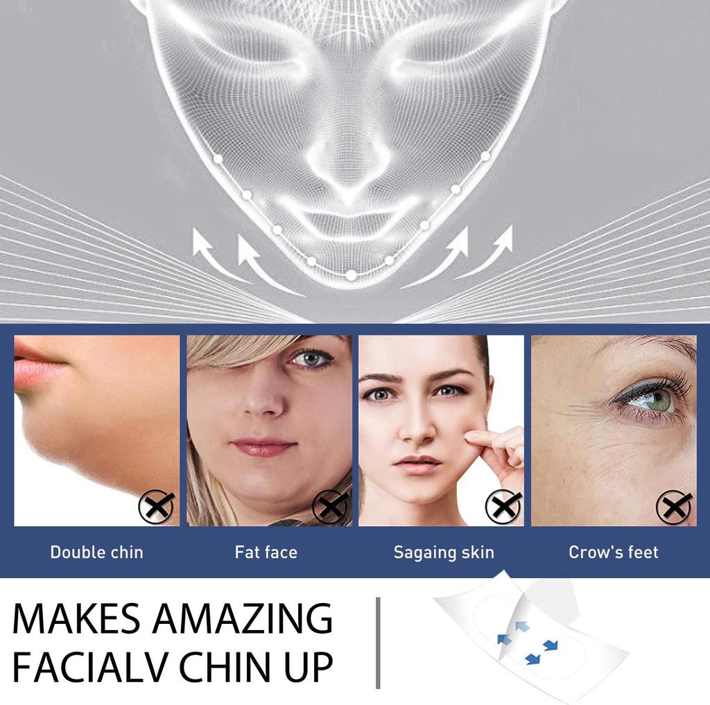 Lifting Up Face Stickers Invisible Transparent Thin Face Contours Patche Chin Lift Tools V-Shape Face Skin Adhesive Tape