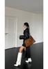 2024 Trendy Women's Large Capacity Crossbody Bag: Fashionable Oiled Leather, Elegant Texture, Versatile Underarm Design