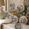 6 Pack Christmas Wooden Ornaments for Holiday DIY