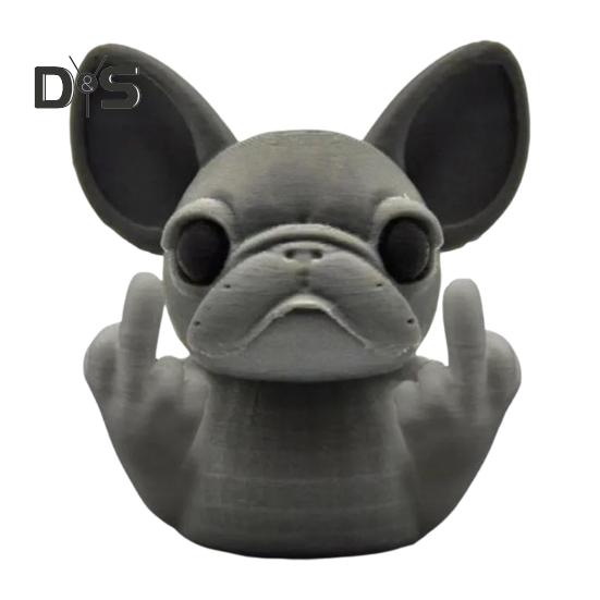 

Французский бульдог Утка Фигурка 3D Печатная Утка Украшение Настольный Декор Бульдог Утка Статуэтка для Полки Стола Приборной Панели Автомобиля B
