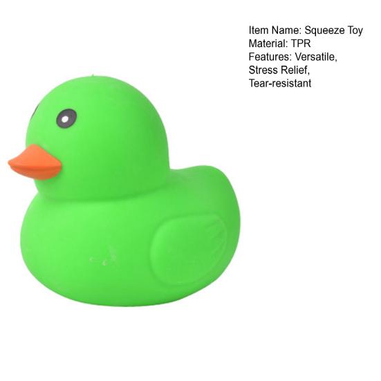 Large Duck Stress Reliever Slow Rise Soft TPR Squeeze Toy for Adults Kids Anxiety Relief Sensory Figurine