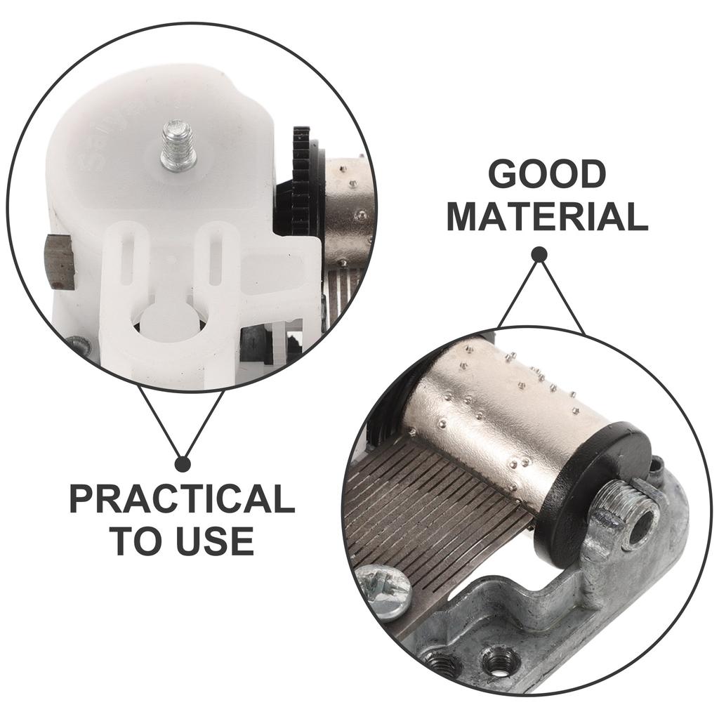 Wind Up Music Box Mechanism Diy Replacement Accessory Continuous Melody No Manual Effort Enhanced Sound Quality Pause