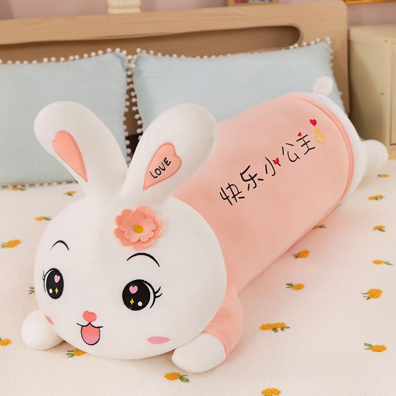 Gray Husky Plush Toy - Lying Down Dog Doll Pillow for Girls