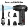 2026 New 1,200,000 RPM Turbo Jet Fan, 340W Cordless Vacuum Cleaner, 760g Air Pressure, High-Speed Brushless Motor Driven, LED Lighting