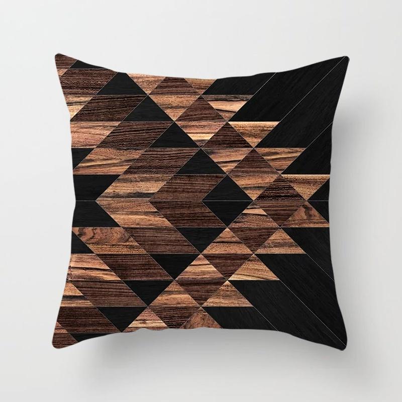 Geometric Stripe Printing Throw Pillow Gift Home Office Decoration Bedroom Sofa Car Cushion Cover