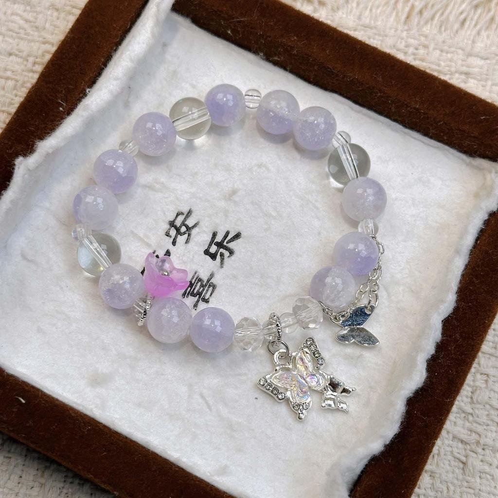 Colorful Imitation Crystal Beaded Bracelet for Women - Best Friend Birthday Gift and Cultural Creative Ornament