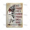 Artisian Native Girl Metal Sign Native American Tin Poster INDIAN Decorative Plate Wall Decor Garage Bar Pub Club Hotel Cafe