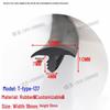 T-förmiger wasserdichter staubdichter Gummidichtungsstreifen für Automobil- und Elektrogeräte