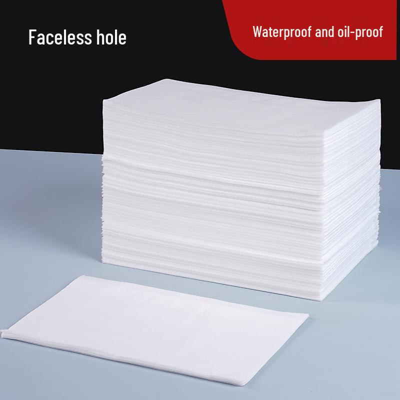 100 Thickened Waterproof Disposable Bed Sheets for Salons & Hospitals - Breathable, with Opening, Ideal for Foot Baths & Isolation