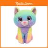 Cassidy Rainbow Cat Plush Toy Colorful And Soft Stuffed Animal For Kids' Birthdays