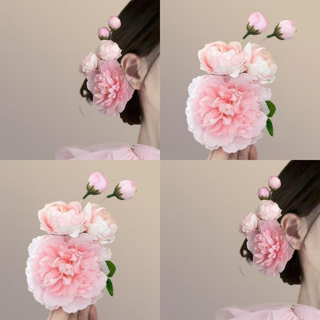 Seaside Atmosphere Lily Flower Hair Clip for Women - Vacation Style Accessory