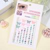 Colorful Butterfly Shell Face Decoration Diamond Sticker Nail Drill Gemstone Stickers Stage Eye Drill Stickers Pearl Sticke