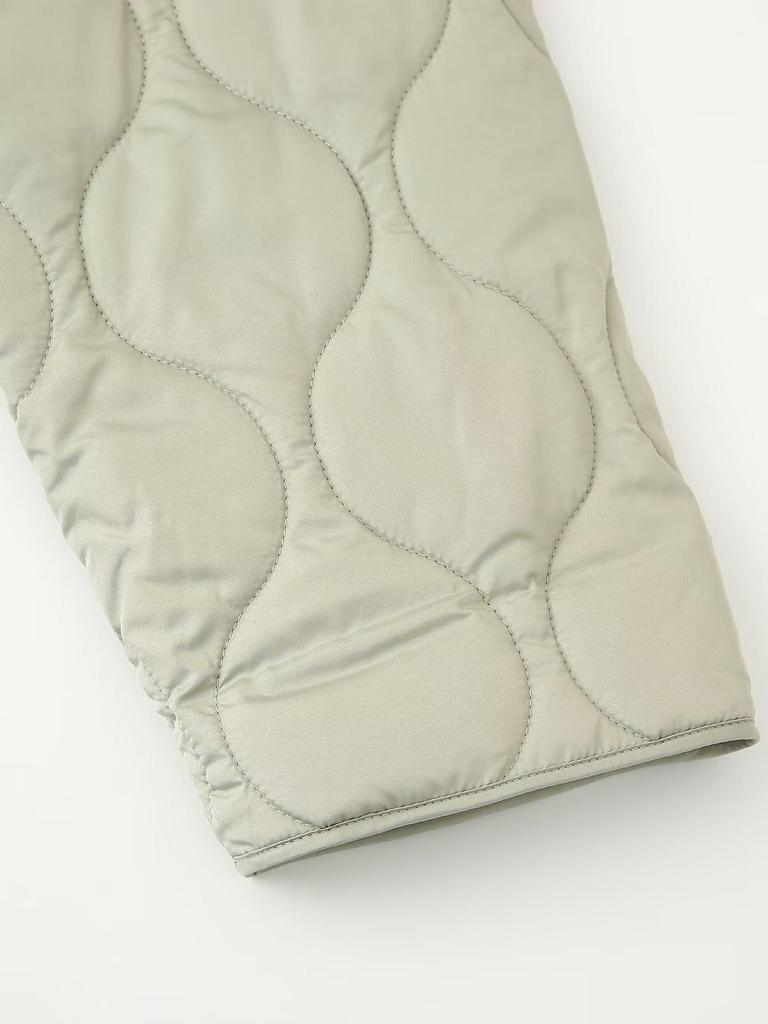 Women's Plus Size Quilted Cotton Coat - 2024 Autumn/Winter European & American Fashion
