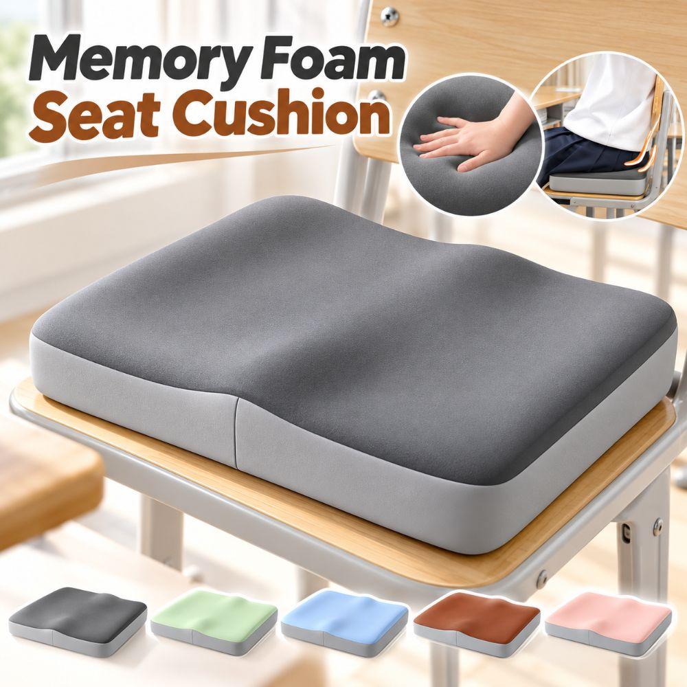 Slow Rebound Seat Cushion Memory Foam Chair Pad Durable Chair Cushion  Office