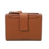Hot-selling leather zipper change bag card bag integrated, simple anti-theft brush new women's wallet
