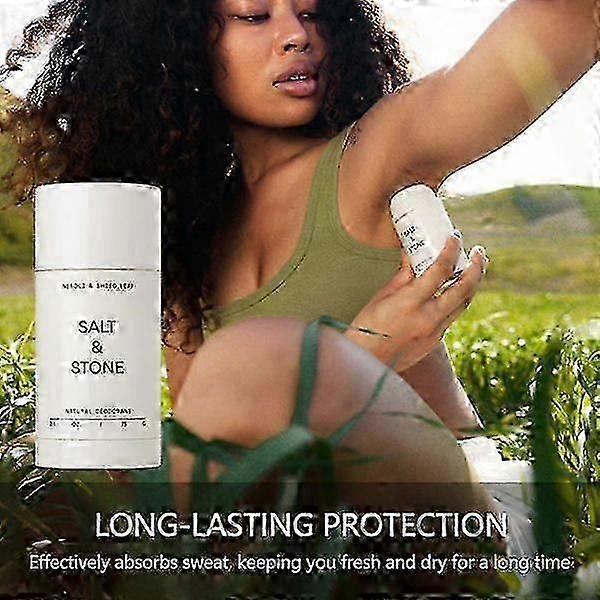 suitable for Salt # Stone Unisex Black Oud Extra_Strength Aluminum-Free Deodorant # Black 1pcs