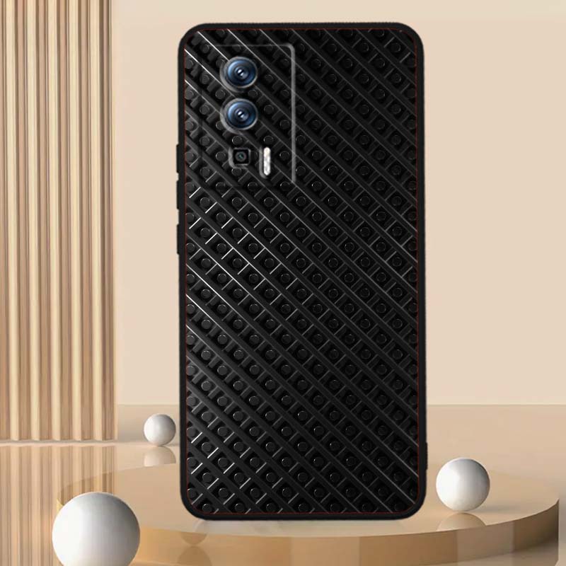 Black carved woven texture Phone Case For Xiaomi Redmi 12 13C 12C 13 10C 9T A2 9A 9C 7A Note 10S 8T 10 9 8 Pro 4G 5G Black