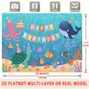Party Backdrop Multicolor Photo Booth Background Wall Decor