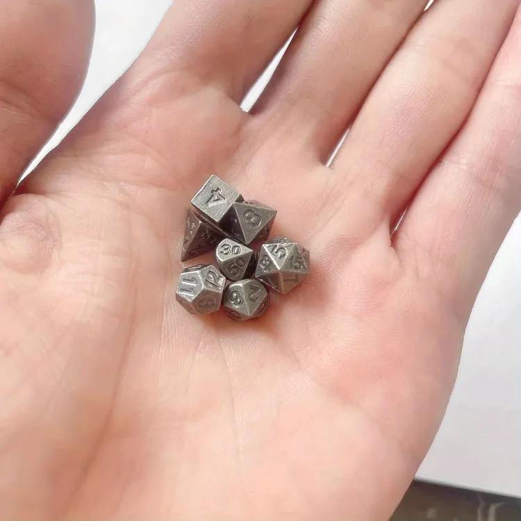 Despicable Me Rpg Dice Tiny Set of 7 Metal Dice