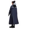 JYZ Long Raincoat for Women and Rain Poncho for Motorcycles and Backpack Includes Large High Storage Bag Fully Heavy Rainy Season Size 3XL Men, Bikes,