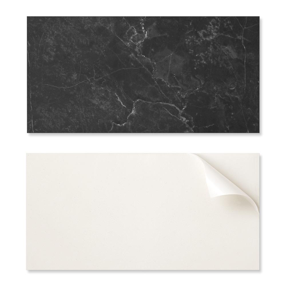 Panel Pcv Z Motywem Łatwa Dekoracja Do Jadalni 100X50 Cm Wzór Marmurowy Z Żyłkami