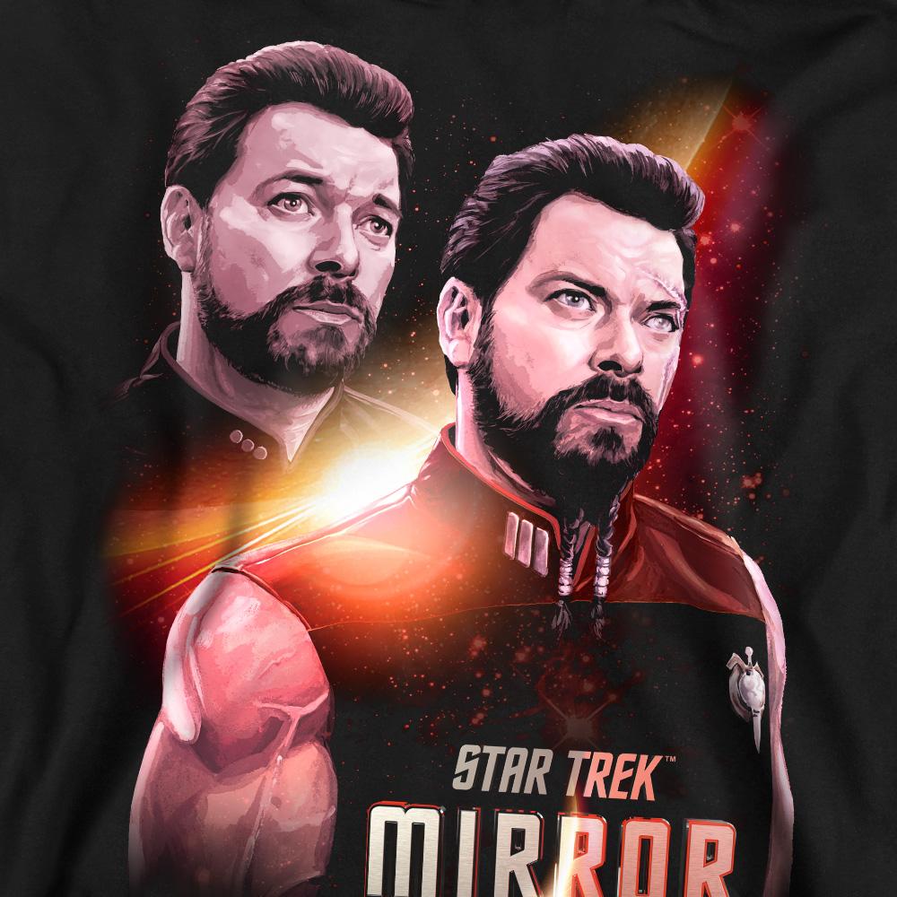 Star Trek Unisex Adult Mirror Riker Sweatshirt