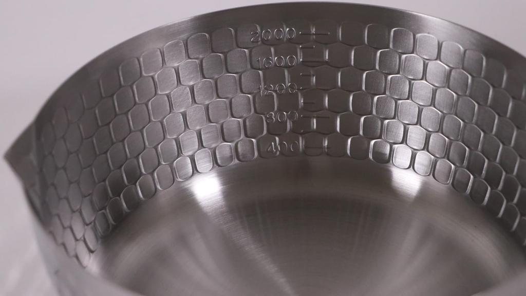 Kanda Yukihira Pot Stainless Steel Made In Pot for Home Ideal for Electromagnetic Yukihira 019423 Ruler, 21cm, Japan, Tsubame-Sanjo, IH/Gas