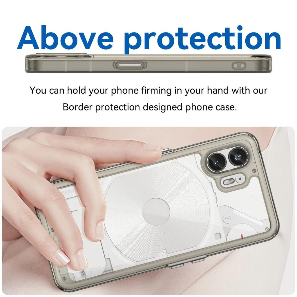 Phone Case For Nothing Phone 2 , Clear Transparent Phone Case Cover For Nothing Phone 2