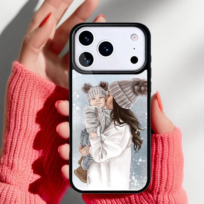 Fashion Super Mom Phone Case for iPhone 17 16 15 14 13 Pro Max Back Cover for 12 11 Pro Coque